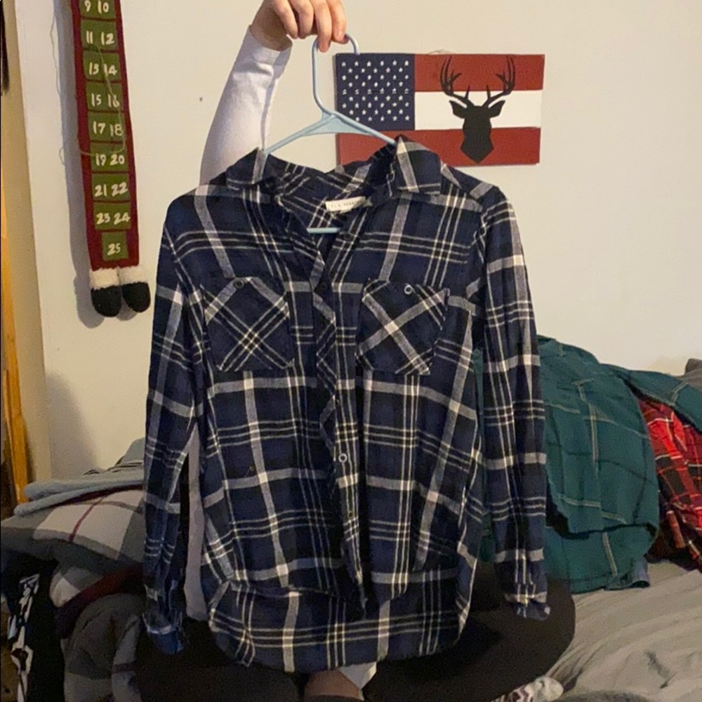 Blue flannel